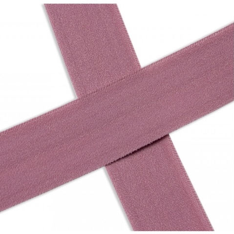 Elastisches Einfassband , matt - rosa. Art.13-020-513