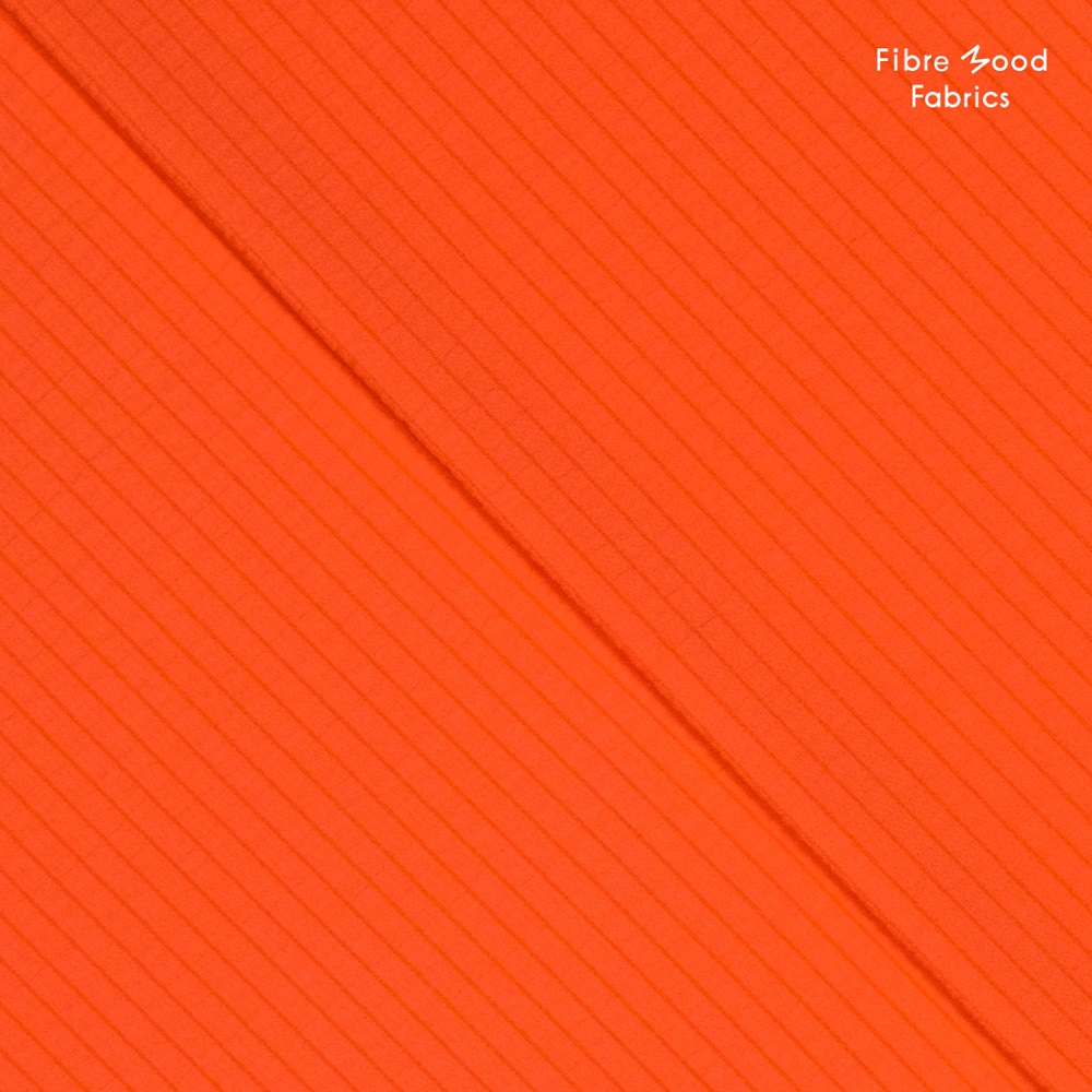 Fibre Mood "Ocean" und "Dune"  , 3D Jacquard, orange. Art. FM792402 