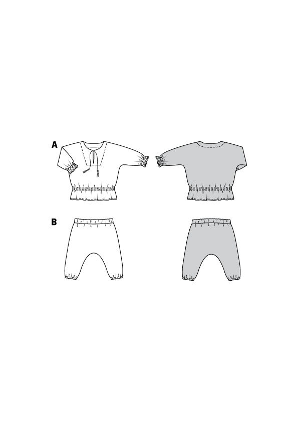 Shirt und Hose für Kinder. Burda #9278
