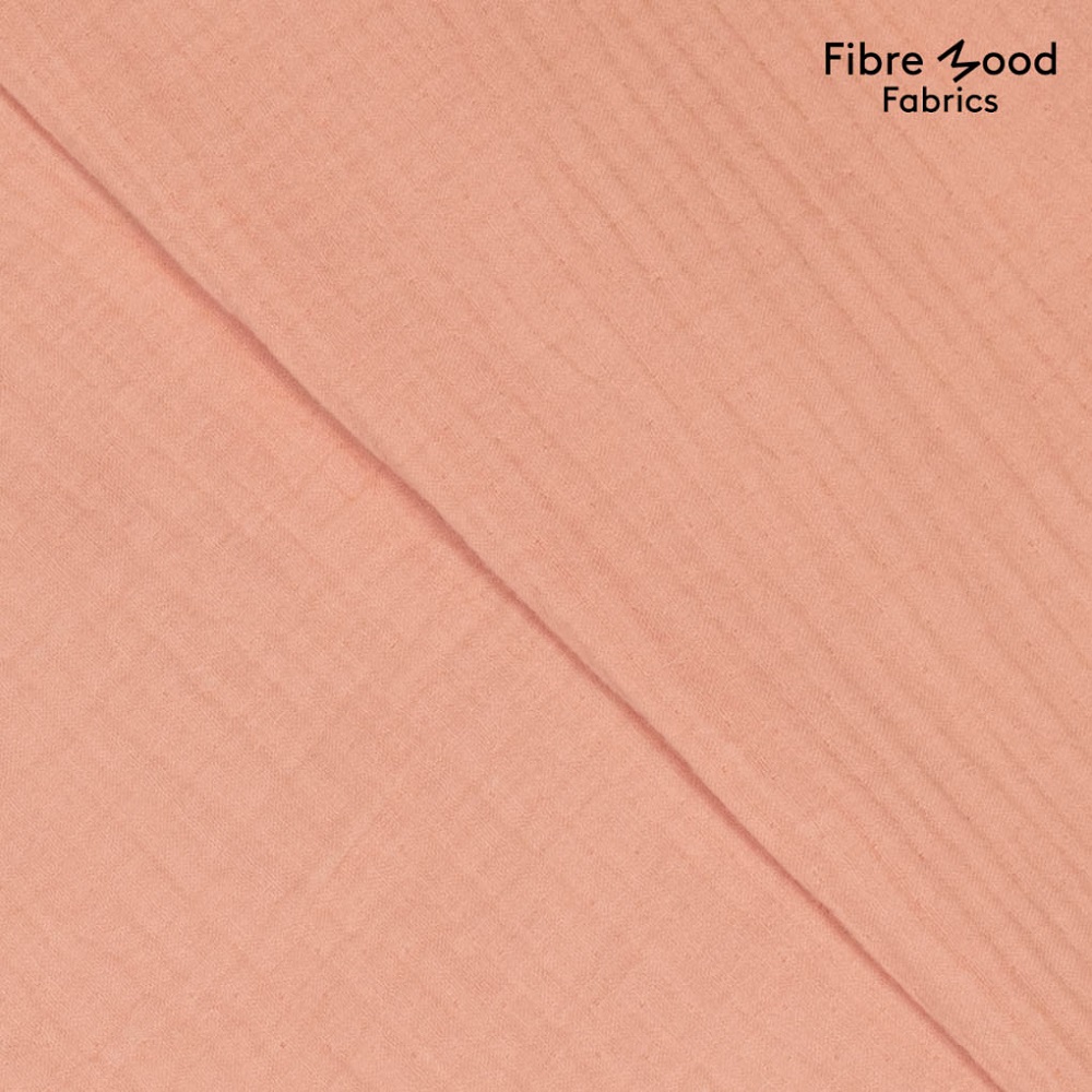 Fibre Mood "Kira".  Musselinstoff, beige pink. Art. FM791023.582