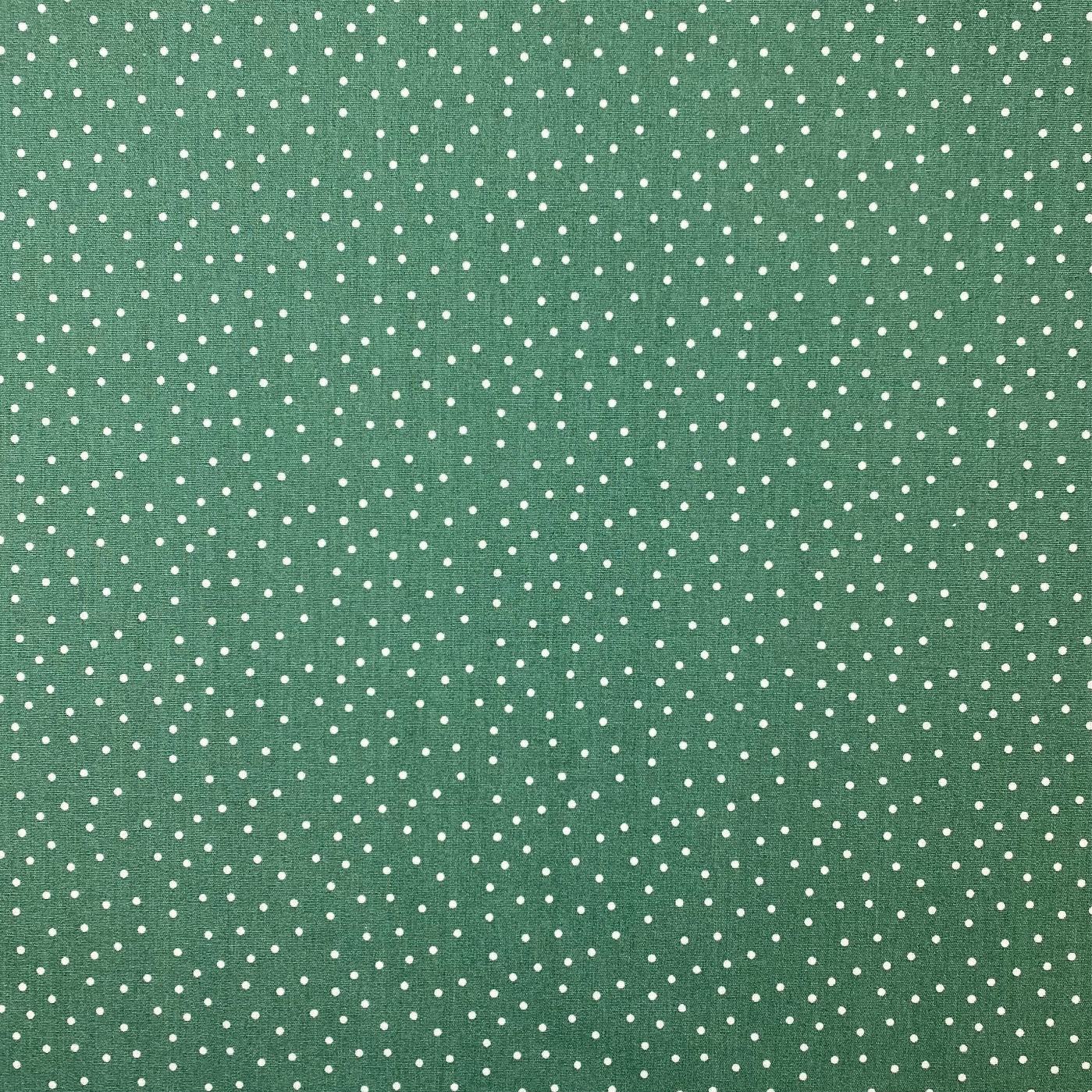 Baumwollpopeline, Punkte, grün. Art. SW11370