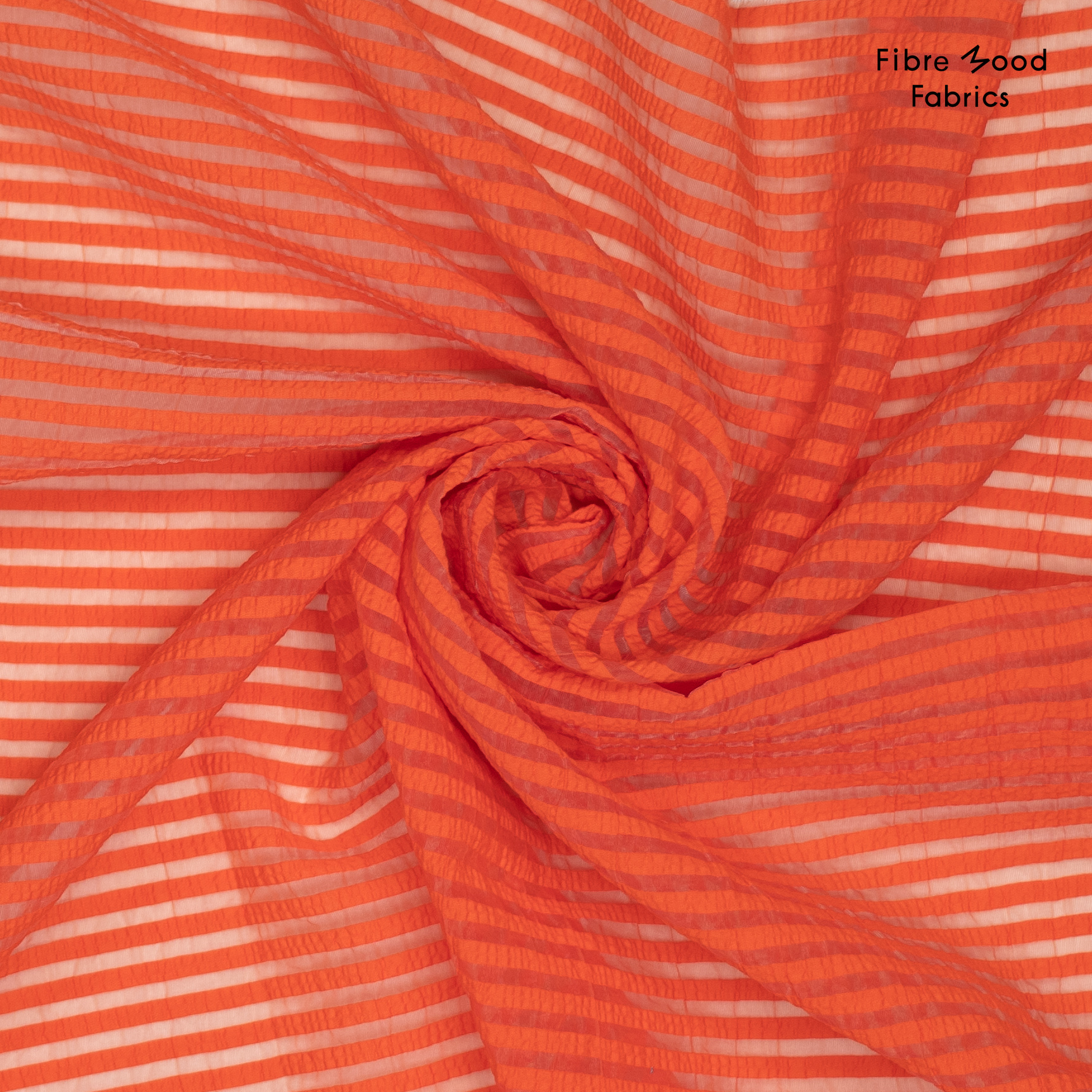 Fibre Mood "Nona", Schicke Streifen, orange. Art. FM311044