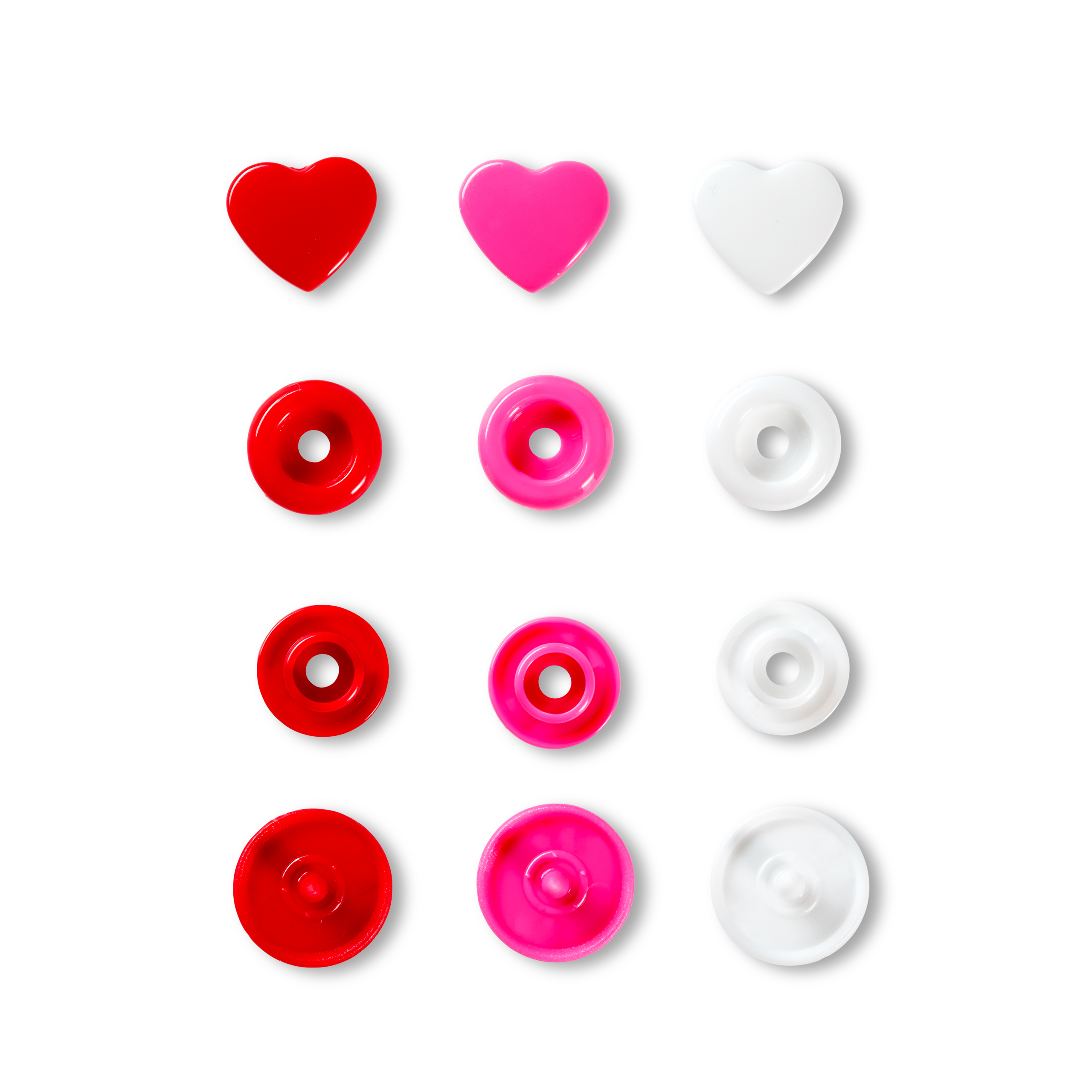 Druckknopfe, Color Snaps, rosa, "Prym-Love". Prym Art. 393031
