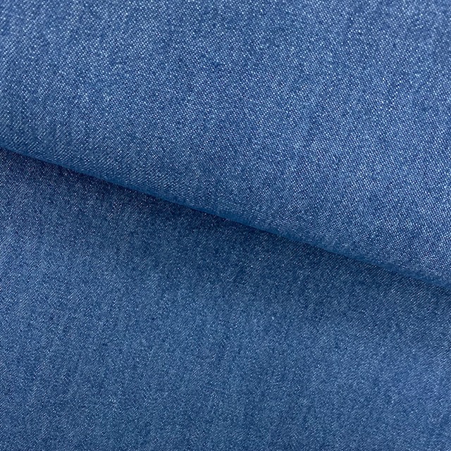 Gewaschen Jeansstoffestoffe Uni , jeansblau. Art. 9318-7
