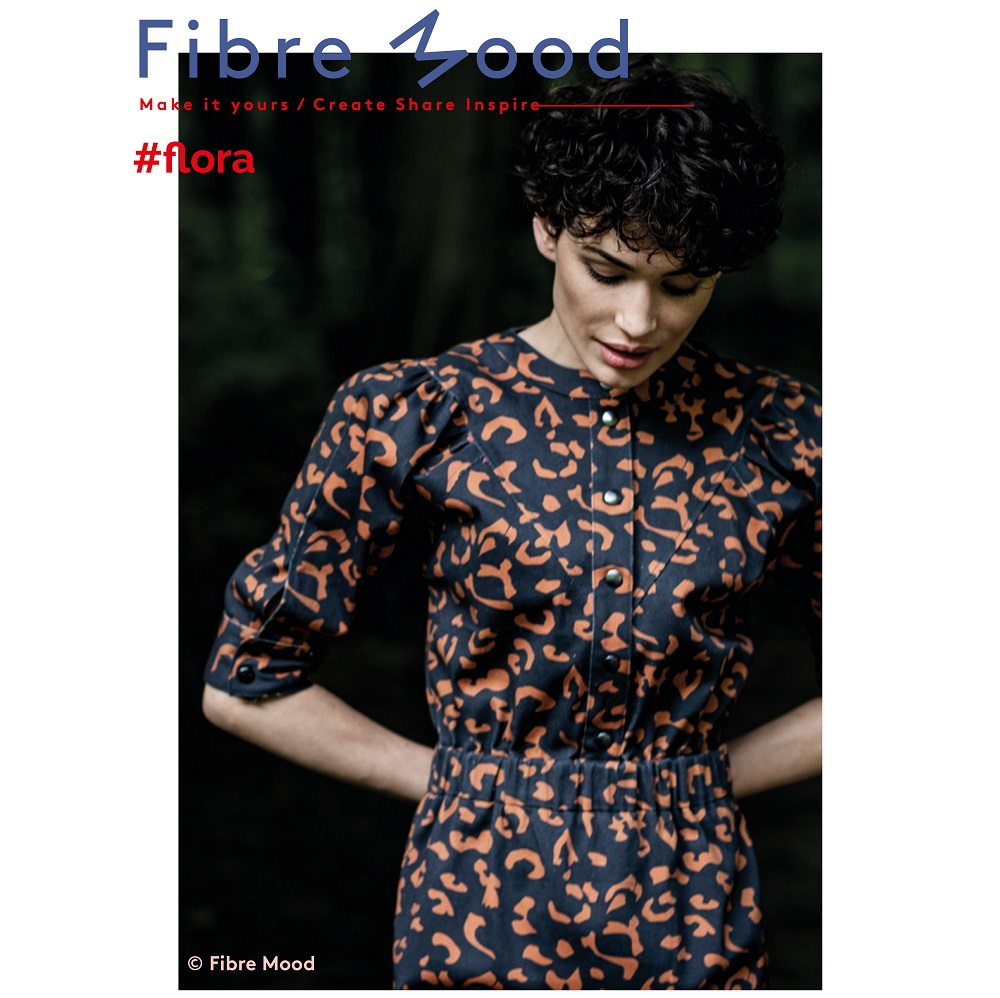Fibre Mood #Flora, Baumwoll Twill Stretch, Leo. Art. FM410057