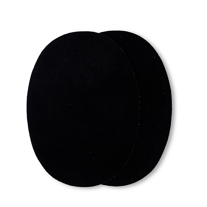 Patches Velourslederimitat, aufbügelbar, 10 x 14cm, schwarz. Art. 929370
