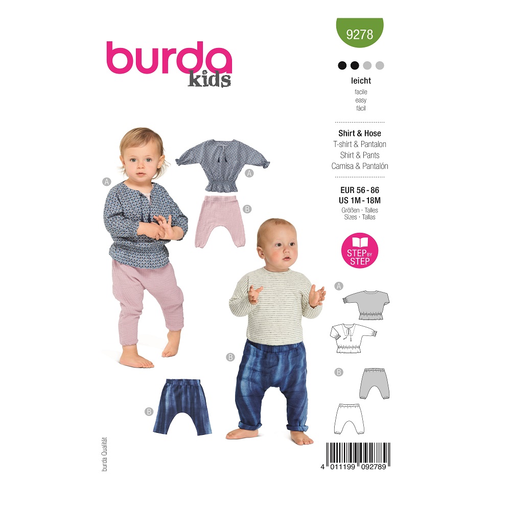 Shirt und Hose für Kinder. Burda #9278