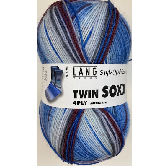 Lang Yarns Twin Soxx, Style of Africa. Art. 909.0307